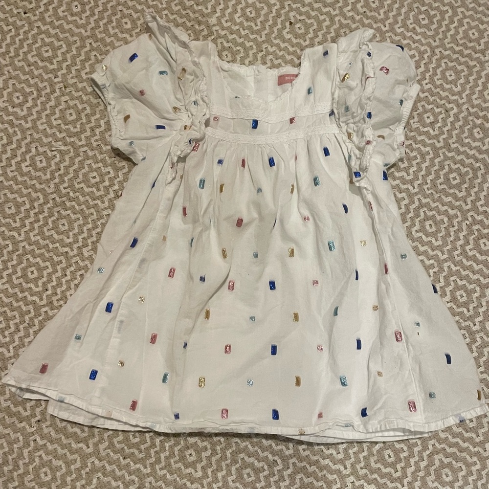 BCBG Girls Embroidered Blouse Size 7